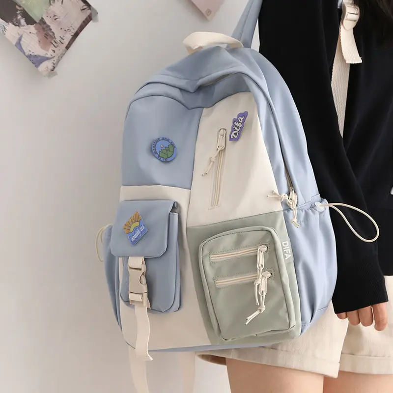 Школьные ранцы для девочек-подростков, женский рюкзак для учеников средней школы