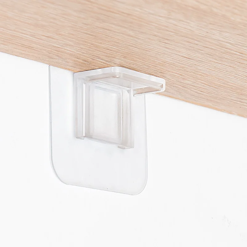 

4 шт. полка для клэптовой клапанки без отверстий, поддержка полки, шкаф для ногтей, без следов, крепкий липкий крючок, Нескользящие бытовые ин...