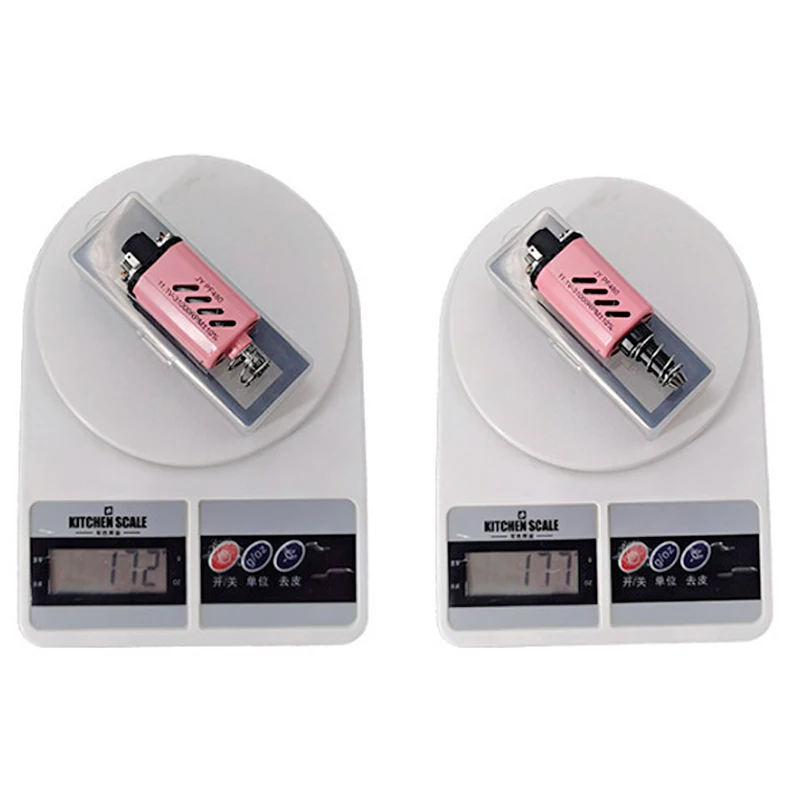 Двигатель Airsoft 480 высокоскоростной короткий и длинный вал розовый 31000 об/мин