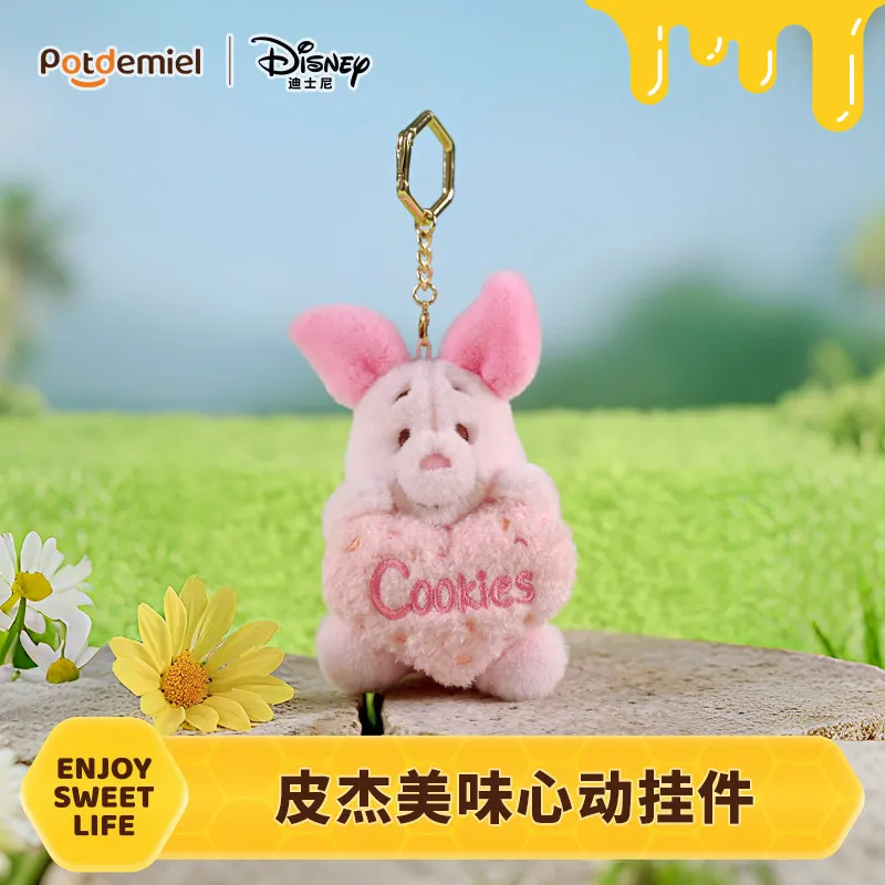 Фото Оригинальный плюшевый брелок-подвеска Disney Winnie the Pooh Piglet от Potdemiel, коллекционная мягкая игрушка, подарок №3