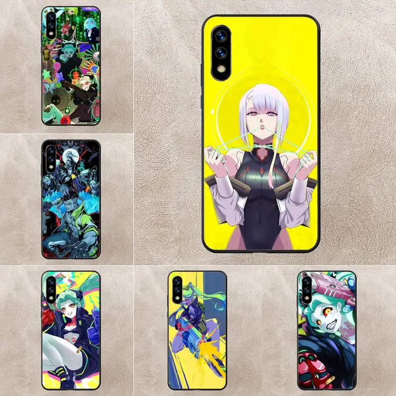 

Anime C-Cyberpunk Edgerunners Phone Case For Huawei G7 G8 P7 P8 P9 P10 P20 P30 Lite Mini Pro P Smart Plus Cove Fundas