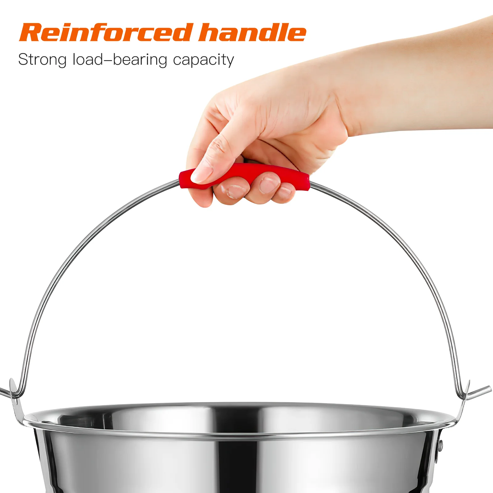 Ведра-тоут угольные банки держатель для барбекю банка хранения масла серебро 201