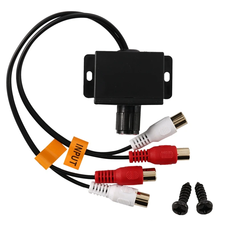 Автомобильный домашний усилитель звука басов RCA кнопка регулировки громкости