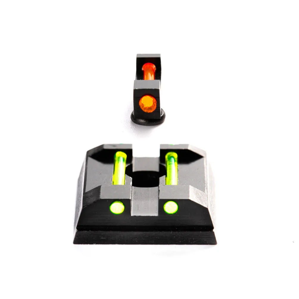 Алюминиевый металлический волоконно-оптический 3-точечный прицел передняя