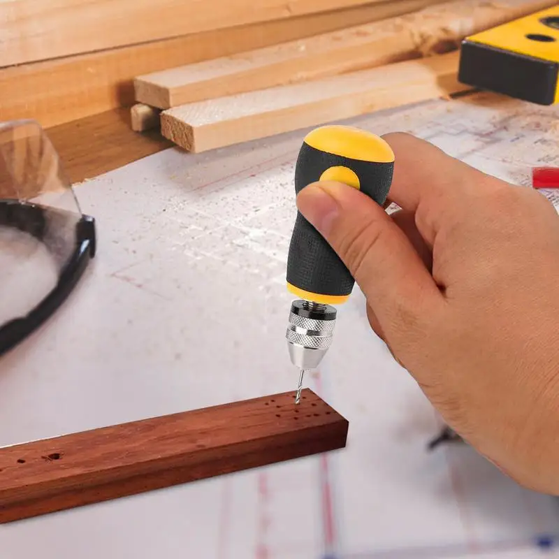 Маленькая спиральная дрель небольшие вращающиеся инструменты набор ручных