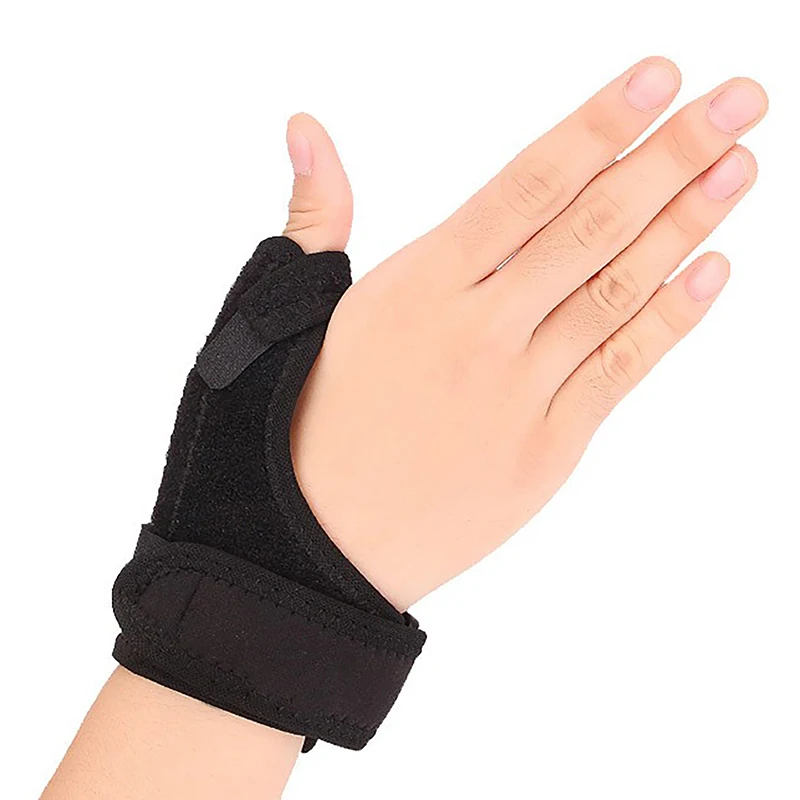 

1PCS Black Thumb Spring Wrist Guard Basketball Finger Guard