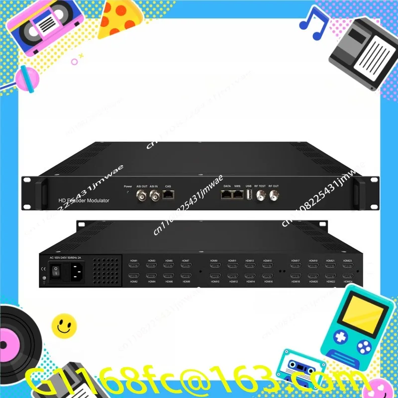 Фото Универсальный 24-канальный HDMI-модулятор DTMB с восемью частотами Core Pass XT2408 №2