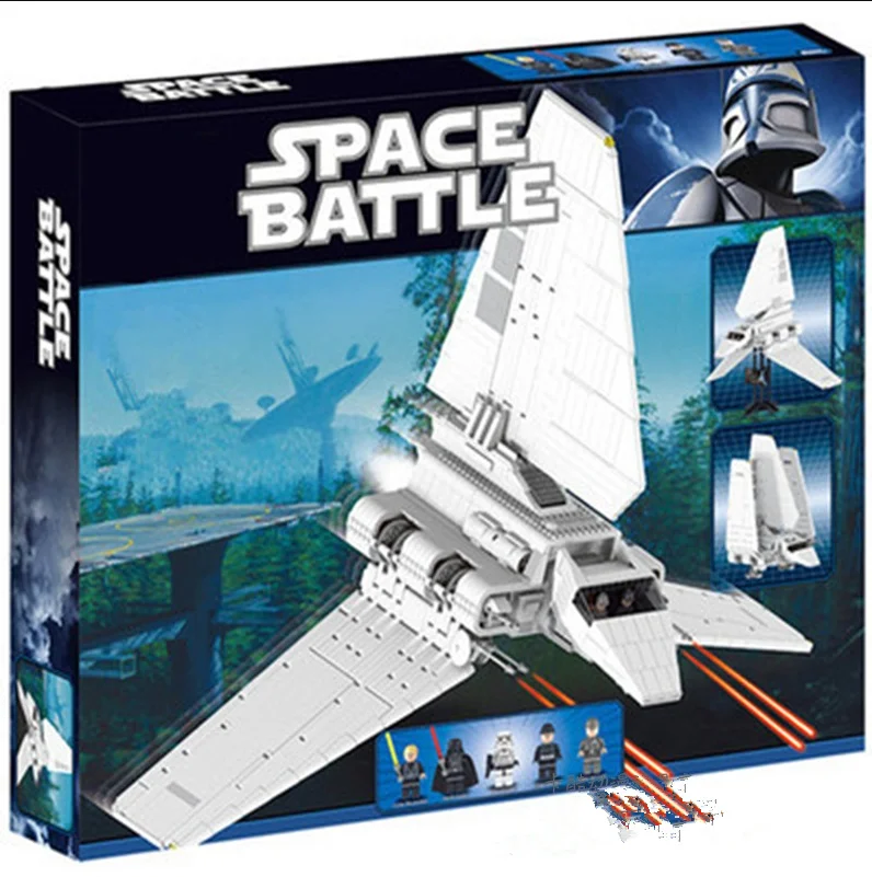 

2503Pcs Moc Star Plan The Imperial Shuttle Building Blocks Toys for Children Compatible with 10212 Kids Christmas Birthday Gifts