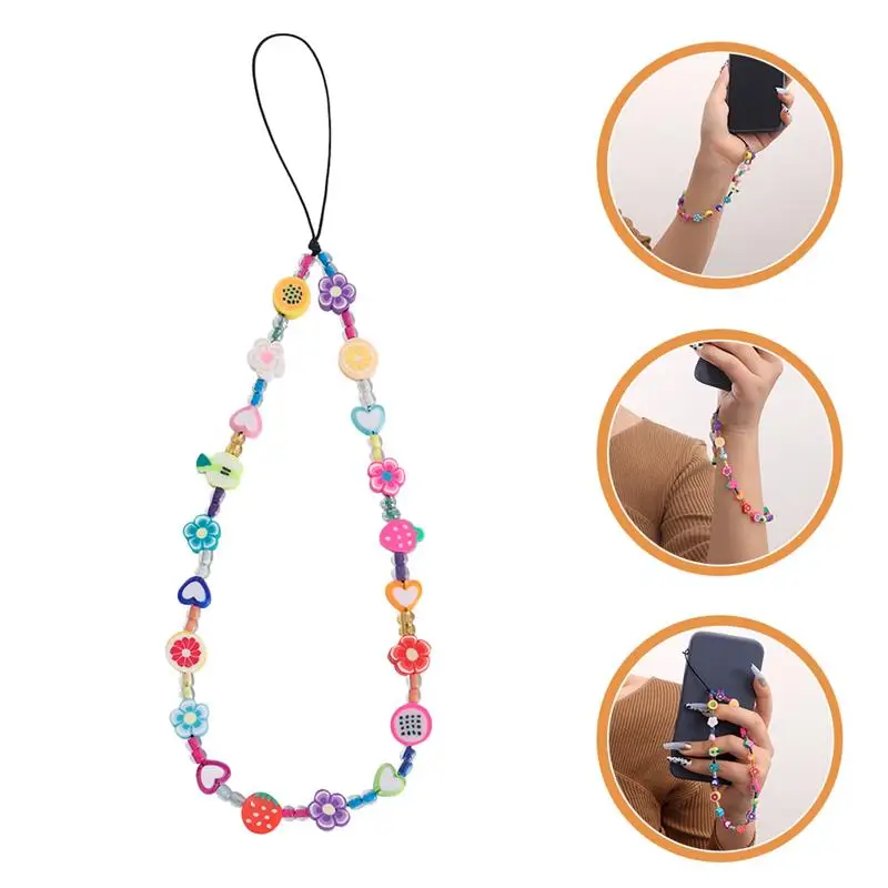 

Anti-lost Cellphone Hanging Rope Polymer Clay Phone Lanyard Phone Accessory
