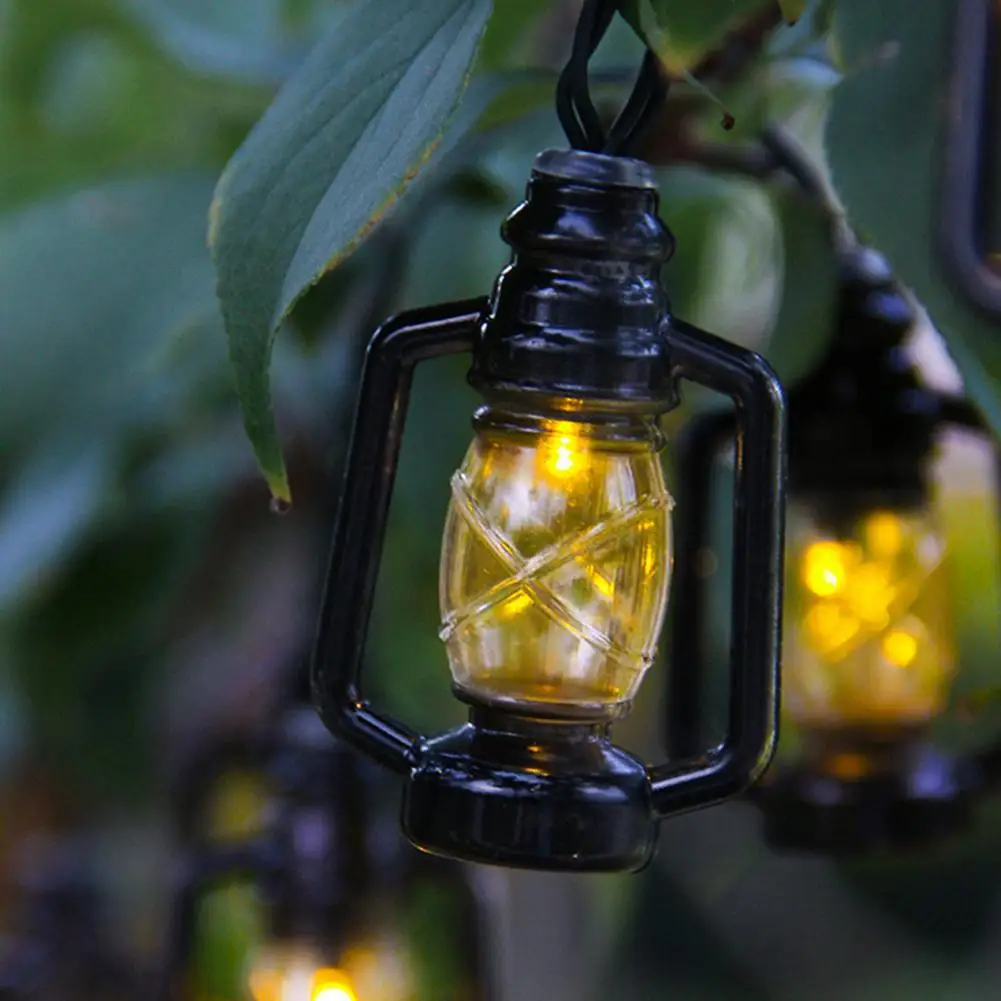 

Винтажная уличная керосиновая лампа, светодиодная лампа с дистанционным управлением, водонепроницаемая, на Хэллоуин, Рождество, домашний декор, питание от батареи