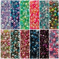 10g mixed smooth imitation pearl beads spacer findings jewelry making sewing decor headware necklace bracelet earring 3 8mm