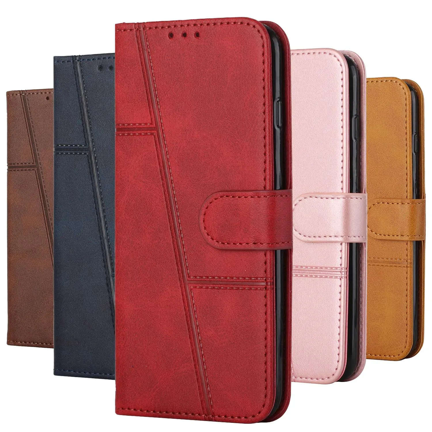 

Retro Leather Case For VIVO Y31 2021 Y11S Y12S Y15S Y20S Y21S Y33S Y11 Y12 Y15 Y17 Y20 Y21 Y51 2020 Wallet Card Protect Cover