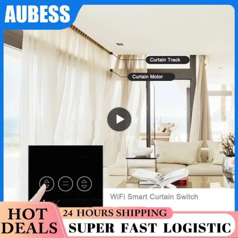 

Переключатели для штор из закаленного стекла с поддержкой Wi-Fi, 100-240 В