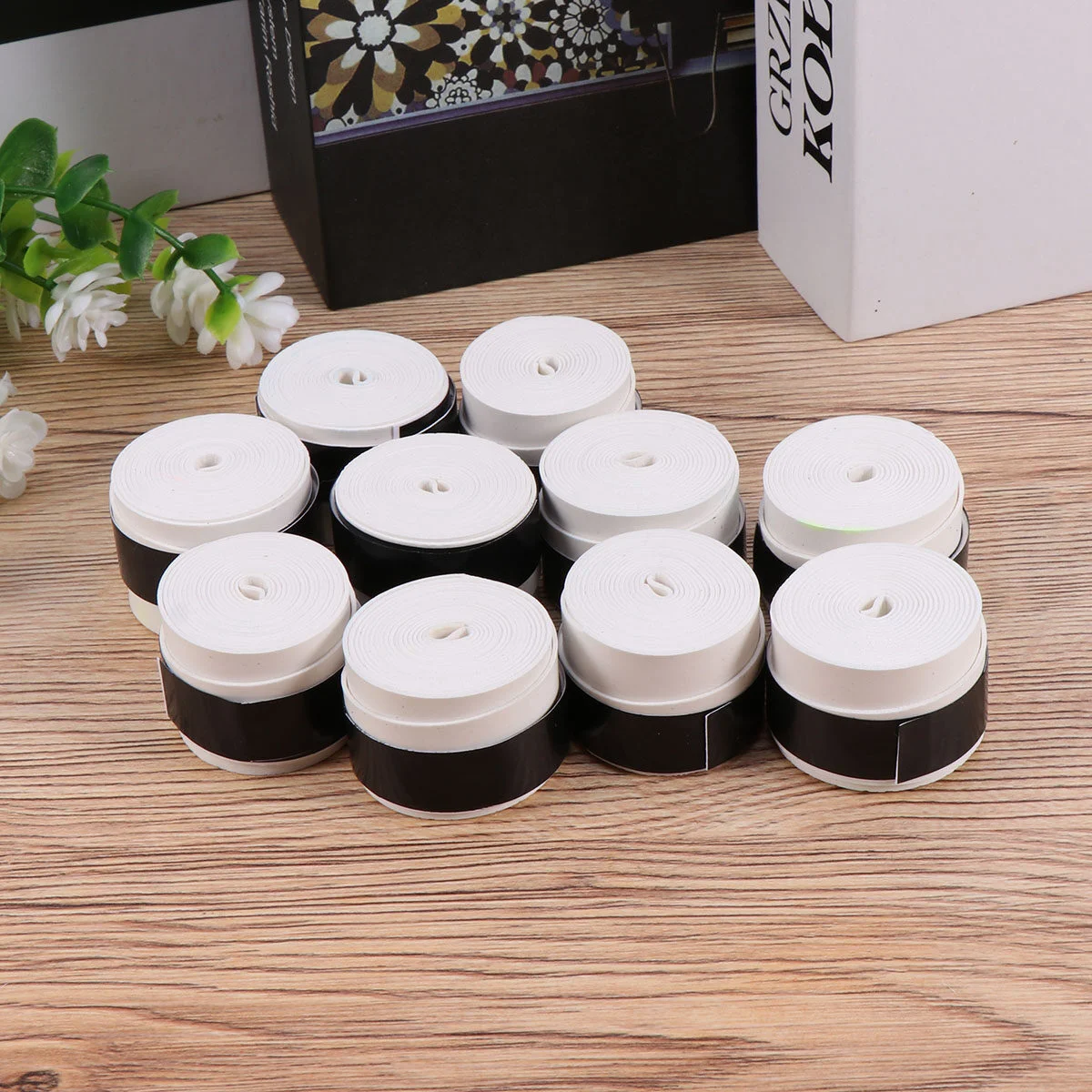 

10pcs Racket Grips Tennis Racket Grip Anti Perforated Squash Racket Anti Badminton Overgrip Sweat Band Protector Handle