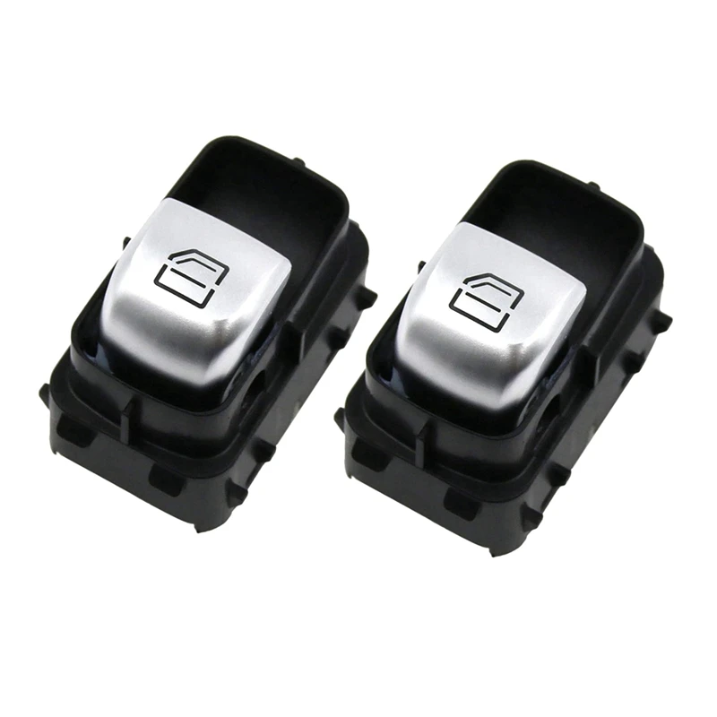 

2X Car Right Passenger Door Window Switch For Mercedes-Benz W205 S205 X253 C253 Clase C AMG 2059051513 (Black)