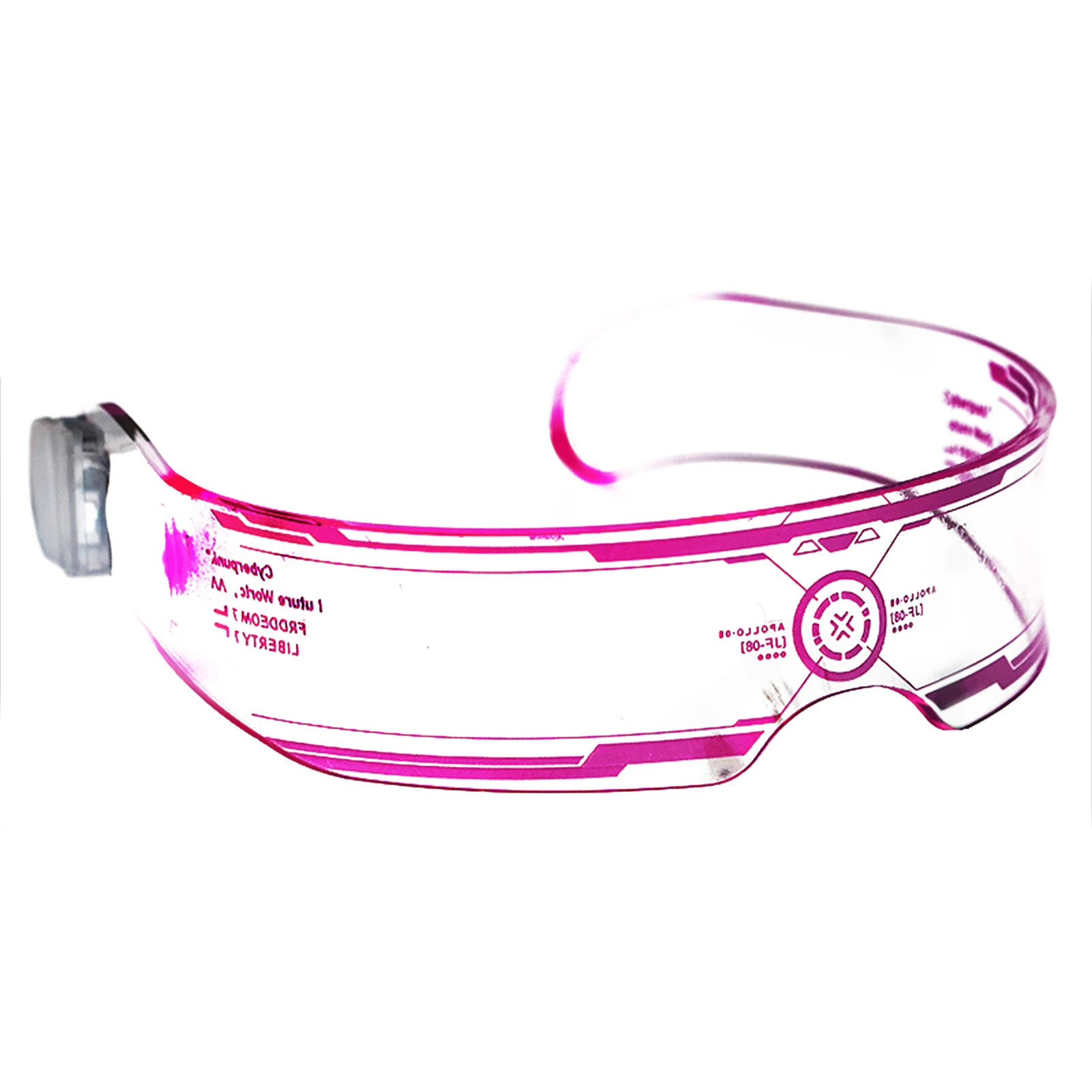 

Светодиодный козырек, очки, светящиеся очки, светодиодный козырек, футуристические очки, светящиеся очки с 7 цветами для костюма, Косплея