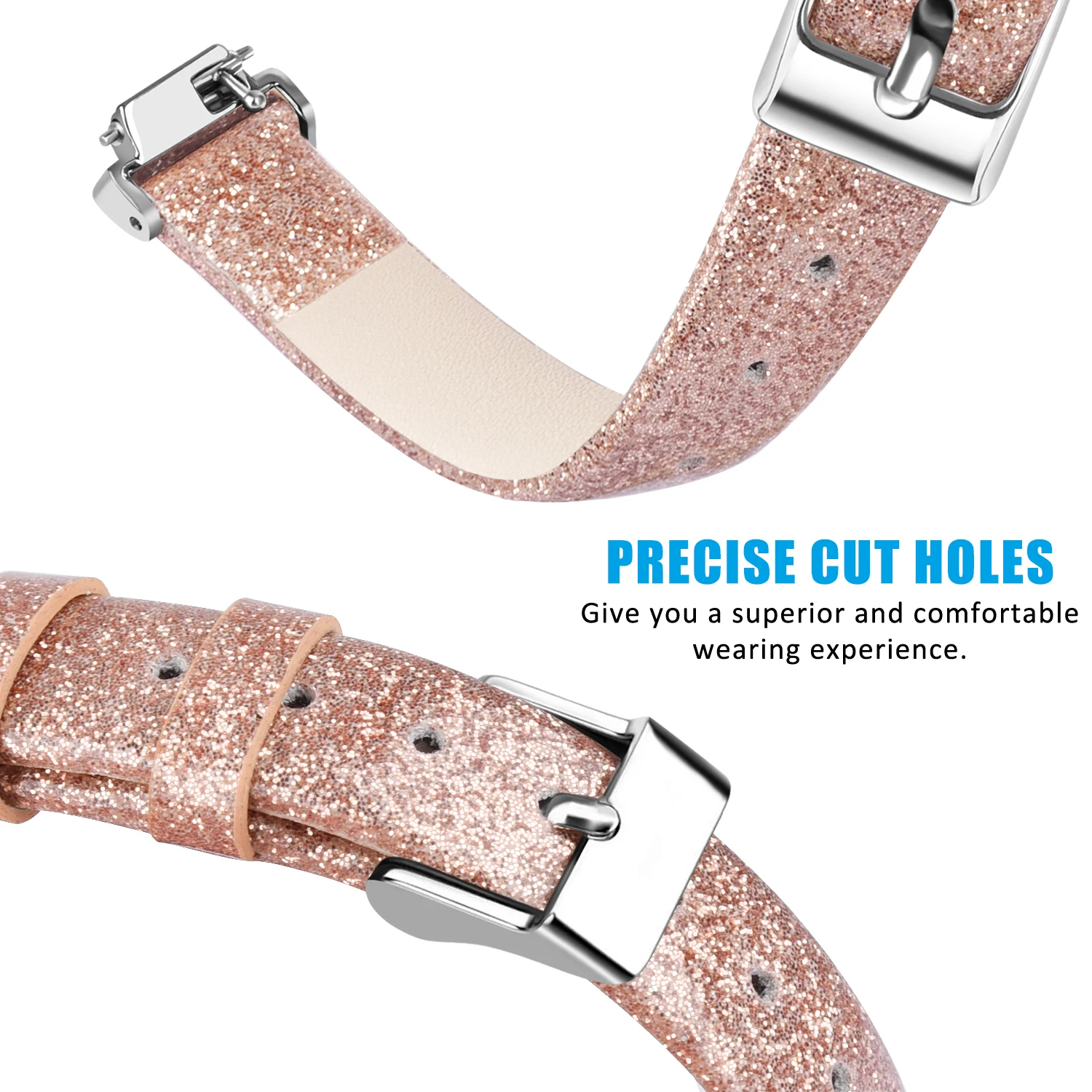 Leather Strap for Fitbit Inspire HR Band Bracelet Replacement Leather Smartwatch Band Wriststrap for Fitbit Inspire HR Watchband