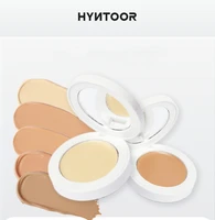 a peach hyntoor 100 points cream concealer professional for eyes for face waterproof and sweatproof longlasting natural