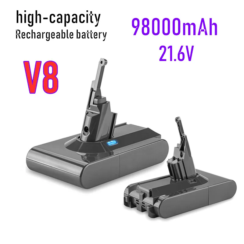 

Dyson V8 21,6 V 98000mAh Ersatz Batterie für Dyson V8 Absolute Kabel-Freies Vakuum Handheld Staubsauger Dyson v8 Batterie