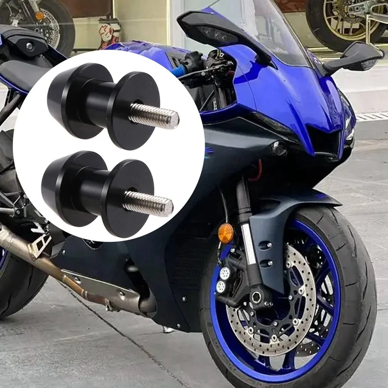 2 шт. M6 X1 5 мотоциклетные ползунки с ЧПУ катушки подставка винт для Yamaha Fz01 Fz03 Fz09 Fz10