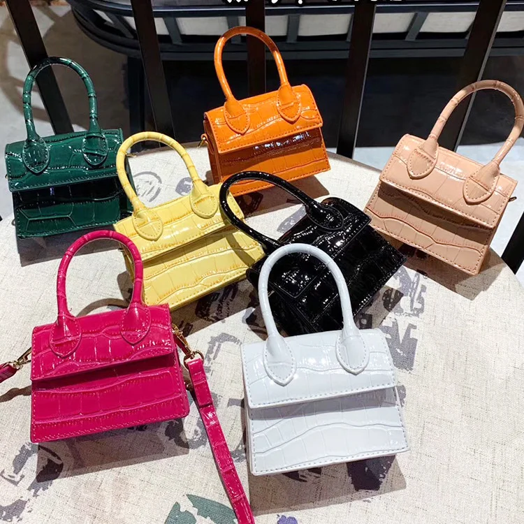 

Mini Small Square bag 2023 Fashion New Quality PU Leather Women's Handbag 2023 pattern Chain Shoulder Messenger Bags