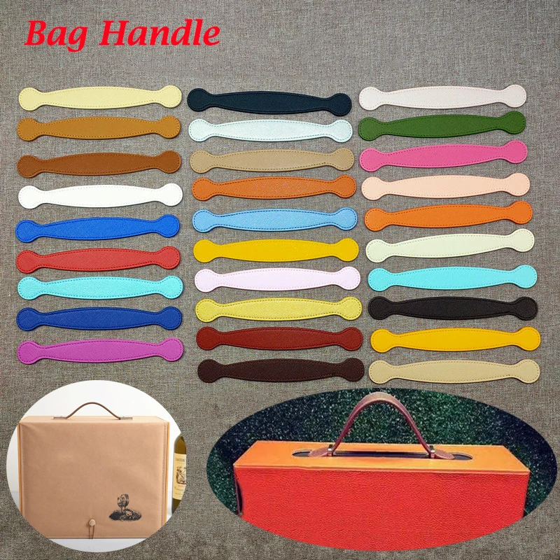 

1 PC 22cm Handle Bag Straps PU Leather Handle Belt Shoulder Bag Handles Replacement for Handbags Strap DIY Accessories 2021 New