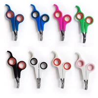 2022jmt stainless steel professional pet nail clippers cutter colorful grooming clippers scissors trimmer for pet claws dog cat