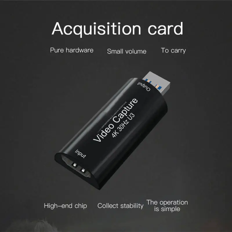 

Карта захвата видео, USB 3,0, 4K, 30 Гц