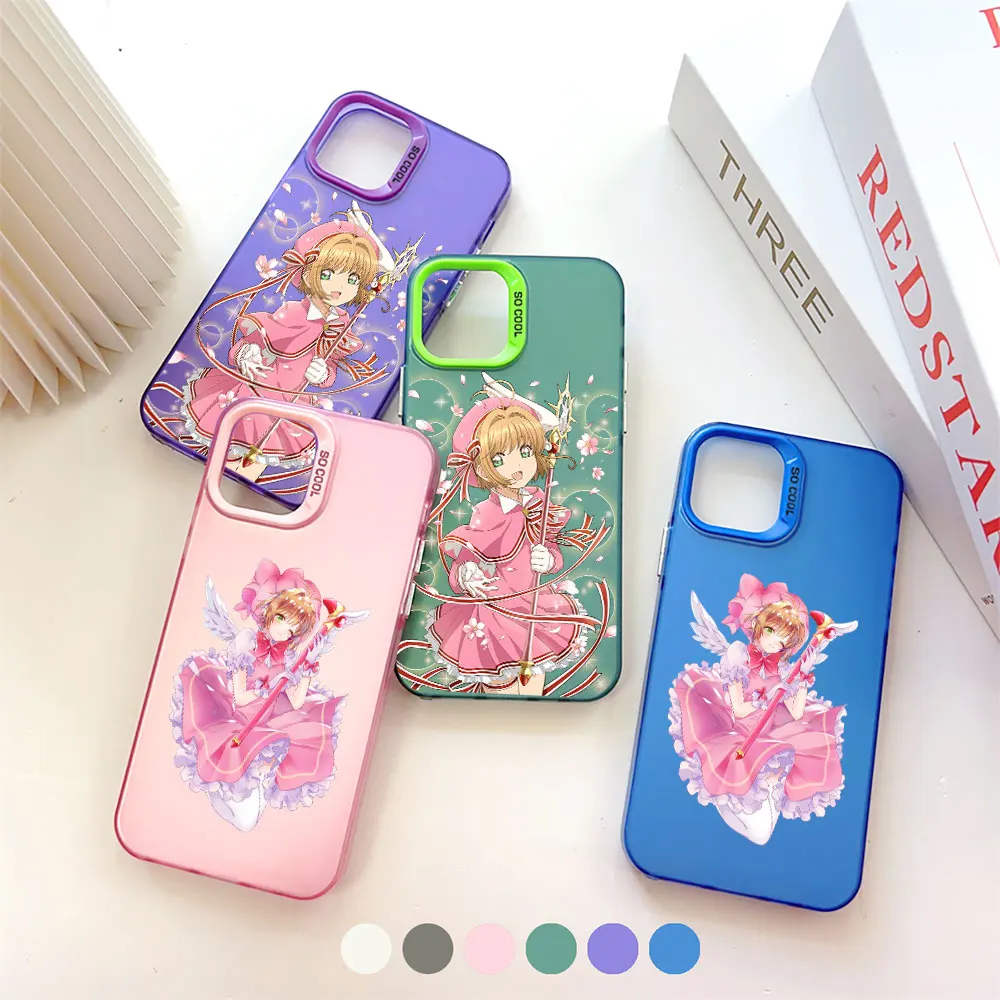 Чехол для телефона в стиле аниме Cardcaptor Sakura VIVO T1X S17T S17 S16E S15 S12 S1 V40 V29 V29E V27E V23 V23E V25 IQOOU
