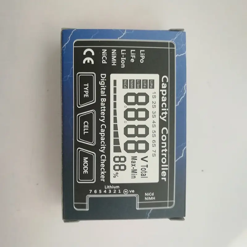 

High Quality 1PC Cellmeter-7 Digital Battery Capacity Checker RC CellMeter 7 For LiPo LiFe Li-ion NiMH Nicd (With Balance)
