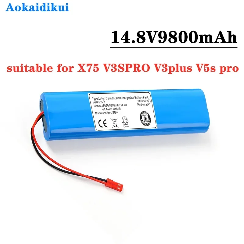 Аккумулятор для ILIFE V3 plus v5s pro v5spro X750 v3s 14 8 в 2800 мА · ч