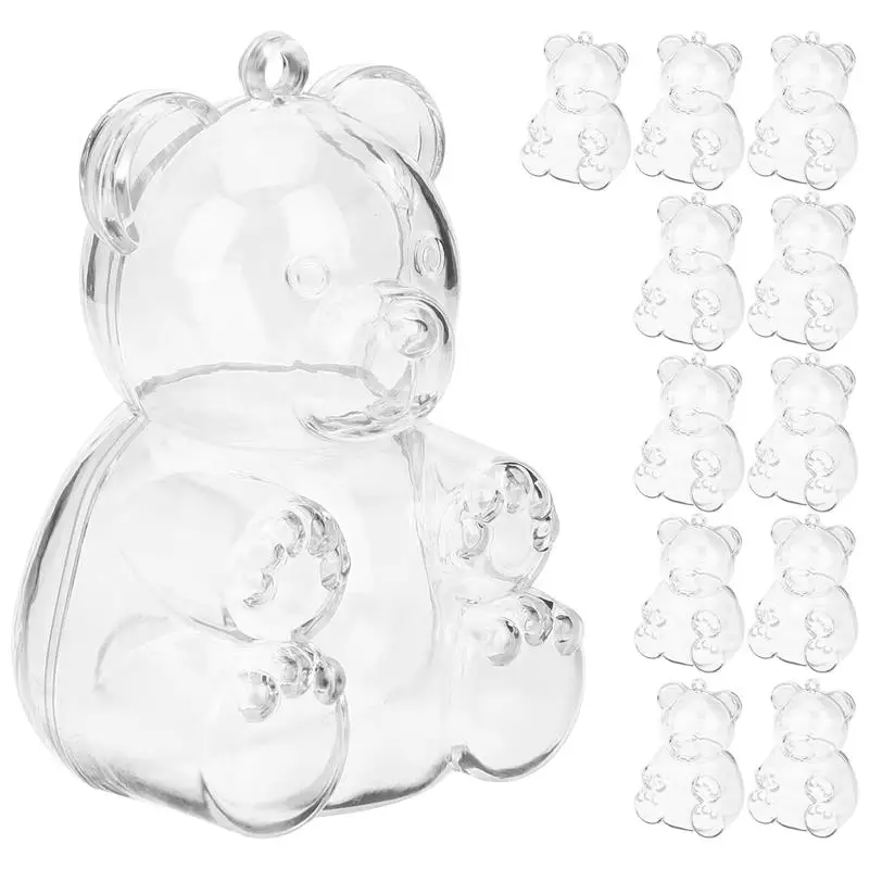 Boxes Party Wedding Favors Shaped Container Jar Clear Plastic Acrylic Treats Gift Shower Favor Jars Gummy Packaging