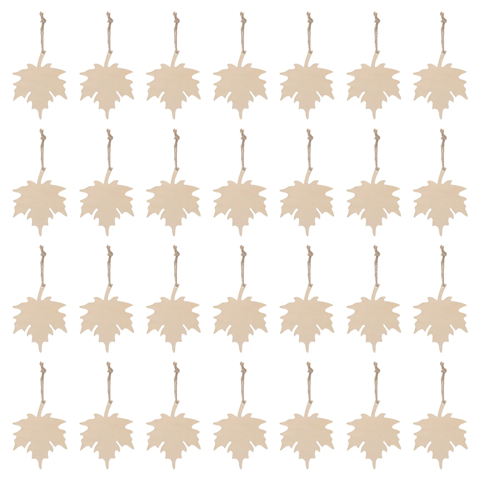 

1 Set Maple Leaf Tags Wooden Leaf Tags DIY Wooden Slices DIY Graffiti Decor