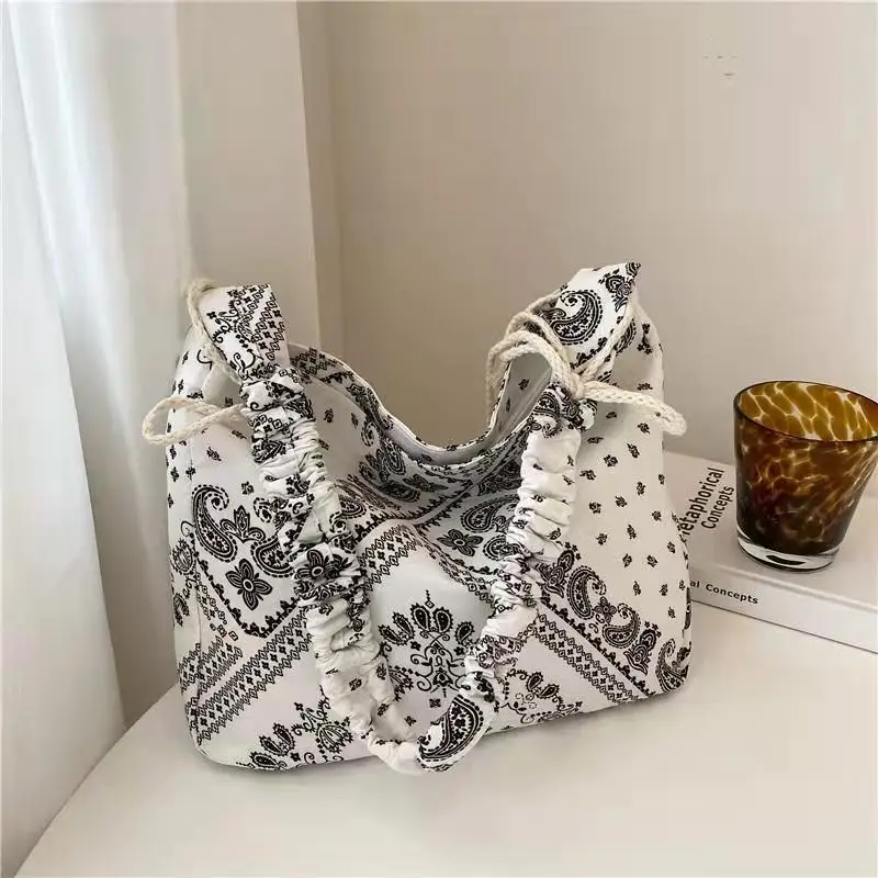 

Shoulder Bags For Women Cross-Body Ethnic Pattern Big Capacity Square 2021 Autumn Russian Style New Design Messenger Bags