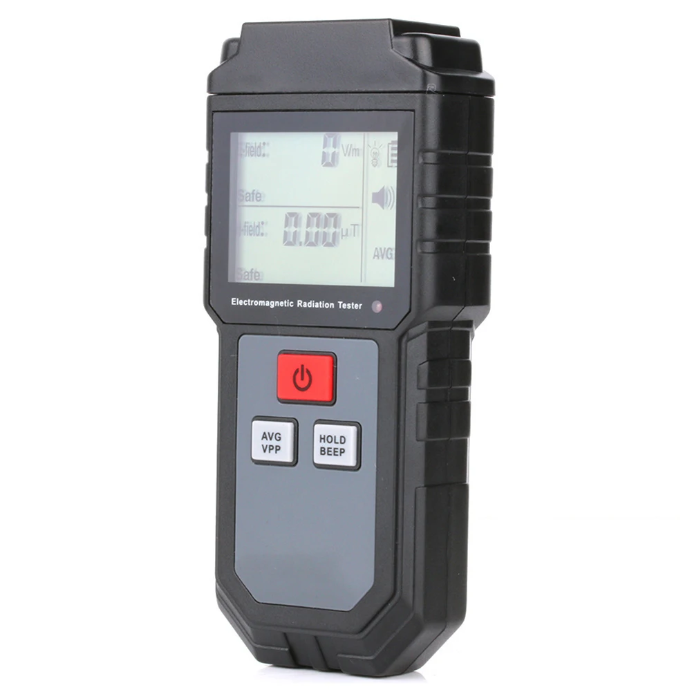 

Electromagnetic Radiation Tester Digital LCD EMF Electromagnetic Wave Radiation Detector Magnetic Field Dosimeter Detector