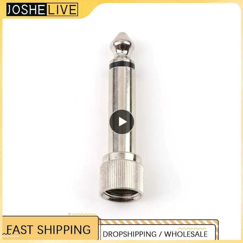 

Brocade Plated Plug Audio Connector Jack Audio Plug Connector Monaural 1/4" Male Solder-on Audio Connectors High-fidelity Design