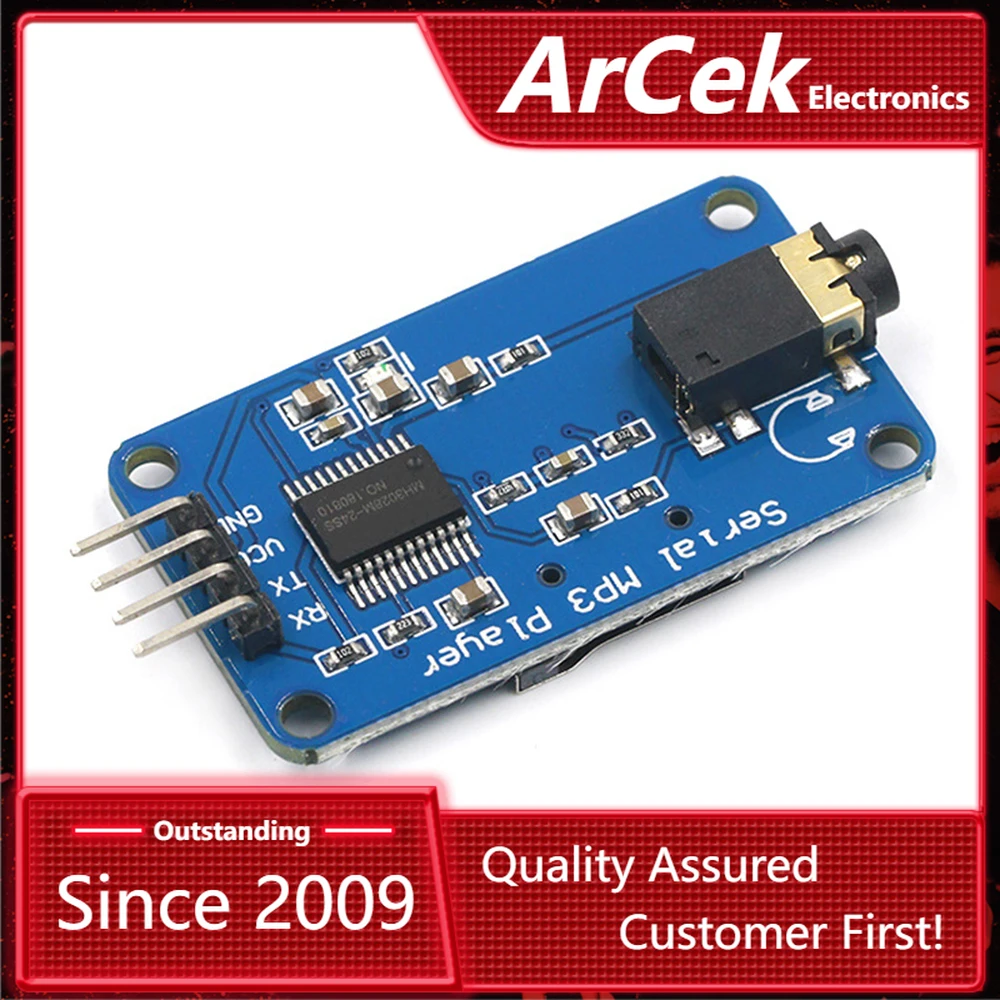 

Последовательный модуль управления YX6300 YX5300 UART, MP3 музыкальный плеер, модуль для Arduino/AVR/ARM/PIC CF