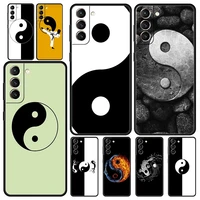 chinese taoism sign tai ji yin phone case for samsung galaxy s22 s20 fe s21 ultra 5g s9 s8 s10 plus s10e note 10 lite 20 cover