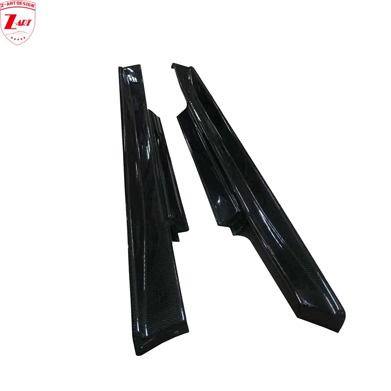 

Z-ART carbon fiber side skirts for GT-R R35 carbon fiber side lip for GTR 2009-2022 carbon fiber side spoiler