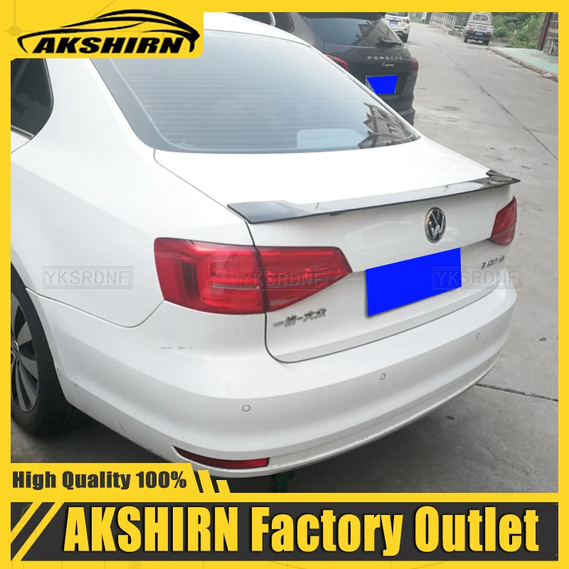 

Спойлер для багажника автомобиля, вид из углеродного волокна, авто задний багажник, крыло, аксессуары, спойлер для Volkswagen Sagitar 2012 - 2018