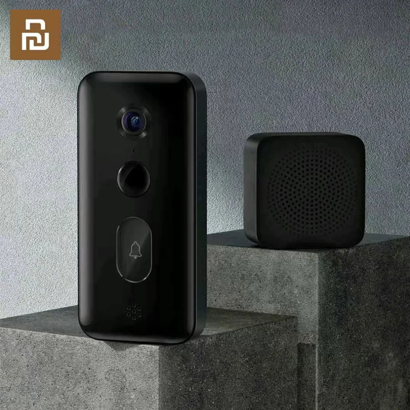 

Original Xiaomi Smart Doorbell 3 Camera Video 180° Field of View 2K HD Resolution AI Humanoid Recognition Remote Real-time View
