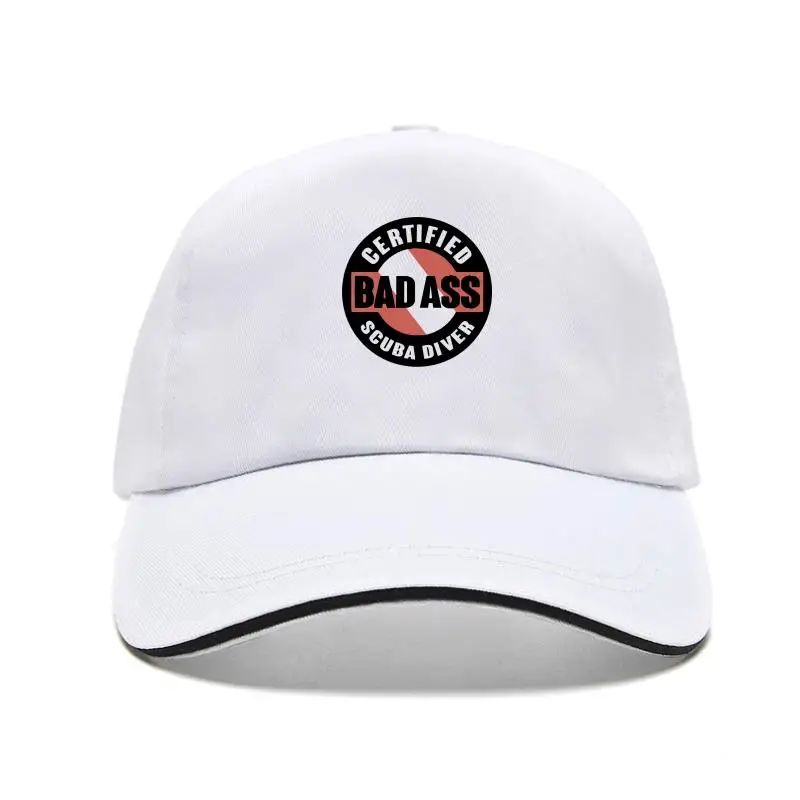 

2022 New 3D Bill Hat Men Hot Sale 100% cotton Funny Bill Hat Snapback Bad Ass Certifide Scuba Diver graphic Baseball Caps