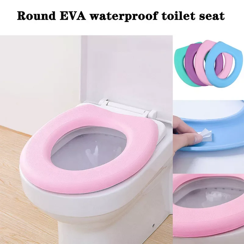 

Toilet Seat Cushion Winter Thickening Paste Toilet Ring Universal Foam Toilet Sticker Washable Toilet