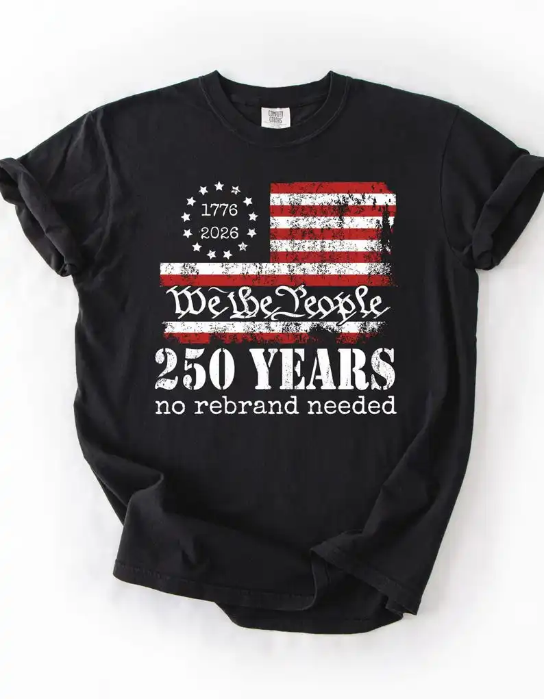 Футболка к 250-летию Америки, футболка с надписью «250 лет США», футболка «Мы — народ», патриотическая футболка ко Дню независимости, футболка с флагом США ко 4 июля (art.: 3920dbeb2ccf0) - 3920dbeb2ccf0
