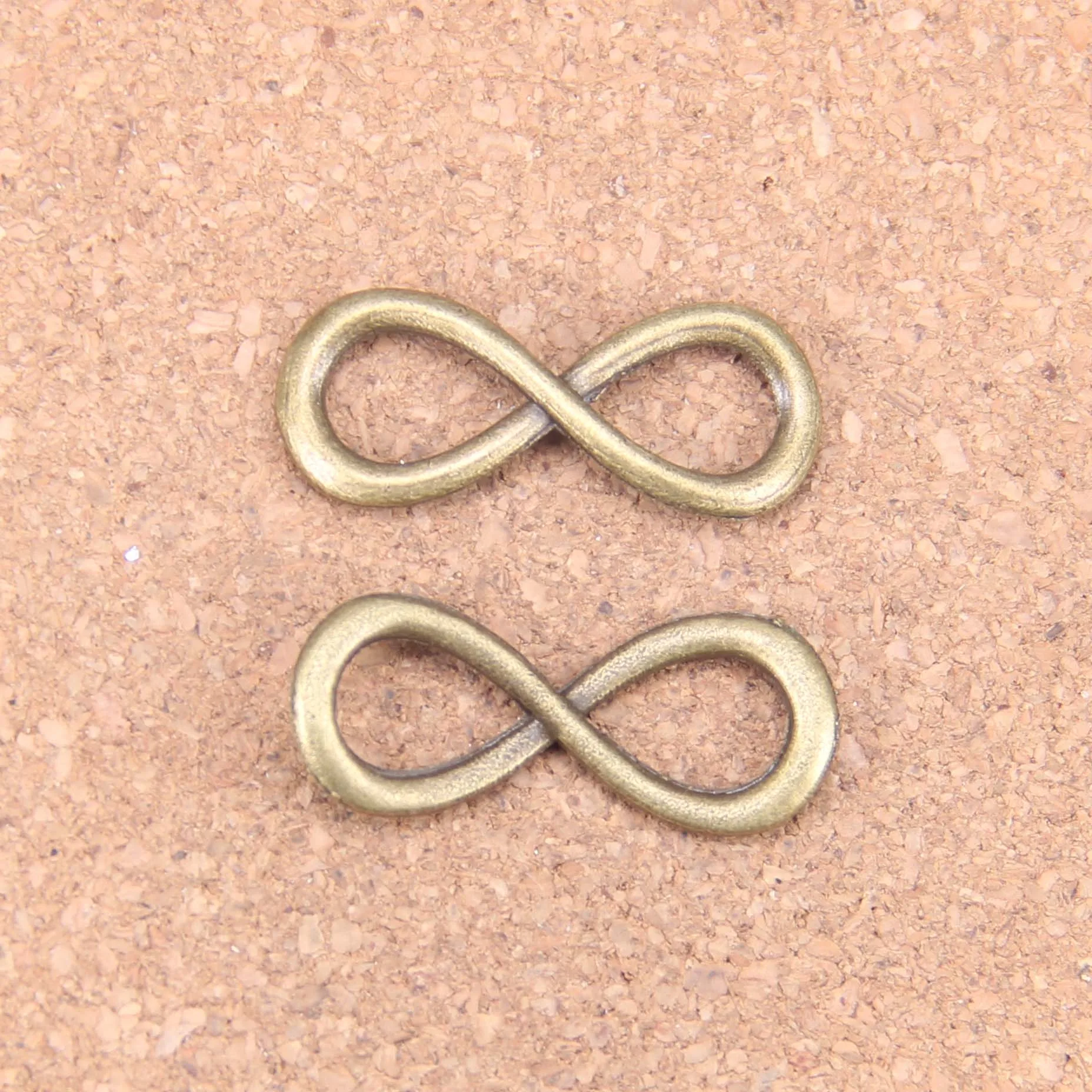 

76pcs Charms infinity connector 30x12mm Antique Pendants,Vintage Bronze Jewelry,DIY for bracelet necklace