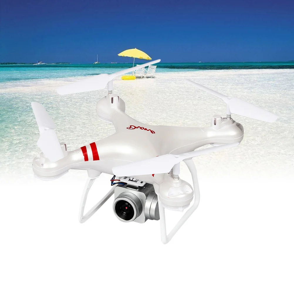 

1 Set LF608 4-Axis Wifi RC Drone Quadcopter with 0.3MP/2.0MP/5.0MP Camera 30W Pixel High-definition Aerial (White）