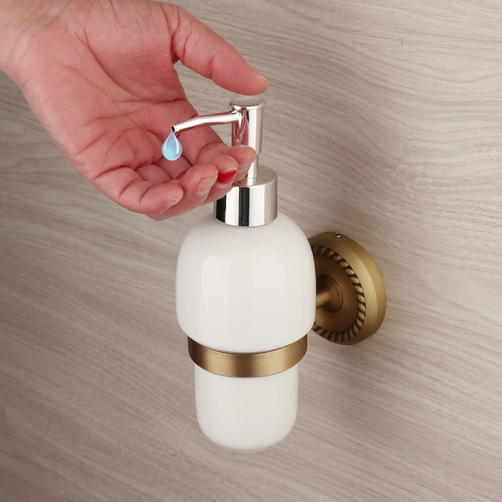 

Настенный керамический диспенсер для мыла YANKSMART