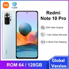 Смартфон Xiaomi Redmi Note 10 Pro, 6 ГБ 64 ГбГлобальная версия ГБ, экран AMOLED 128 дюйма, Snapdragon 108MP Quad Camera G, 732 дюйма, 6,67 Гц, 120 дюйма