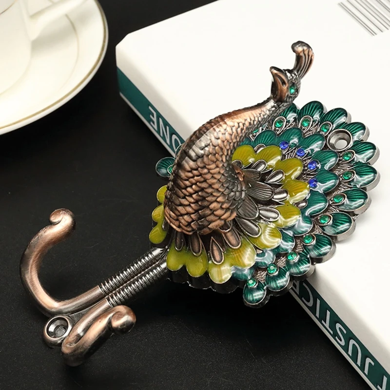 

Vintage Hook Wall Towel Hook for Bathroom Zinc Alloy Coat Hooks Rustproof Hanger Kitchen