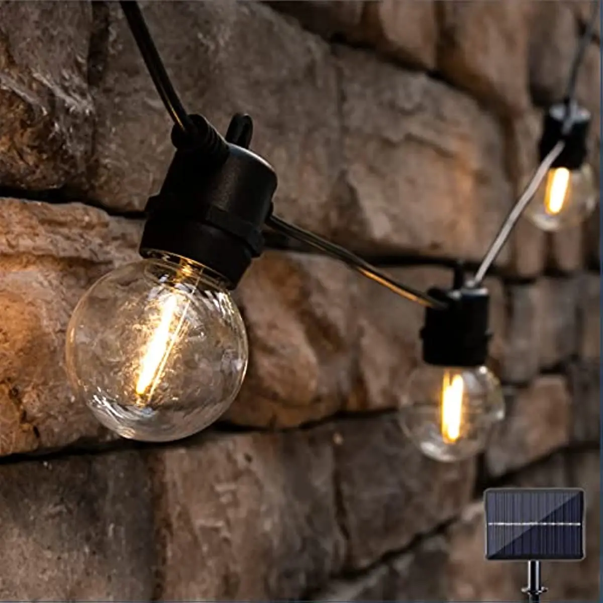 

СВЕТОДИОДНАЯ Гирлянда G50 на солнечной батарее, 30 светодиодов